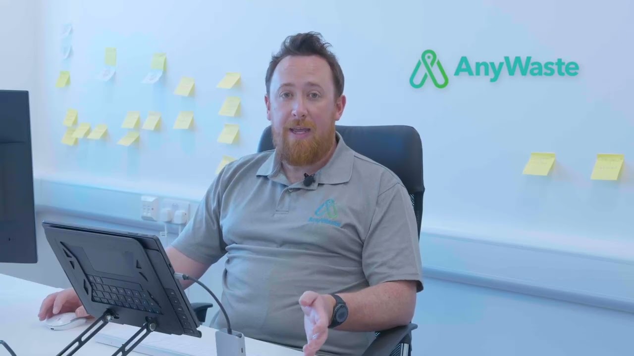 AnyWaste.com tutorial — login and create a digital consignment note